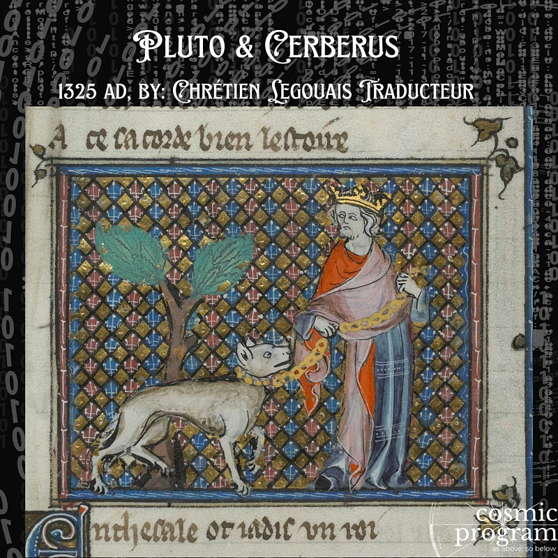 Fig . Pluto & Cerberus (14th Century Image)