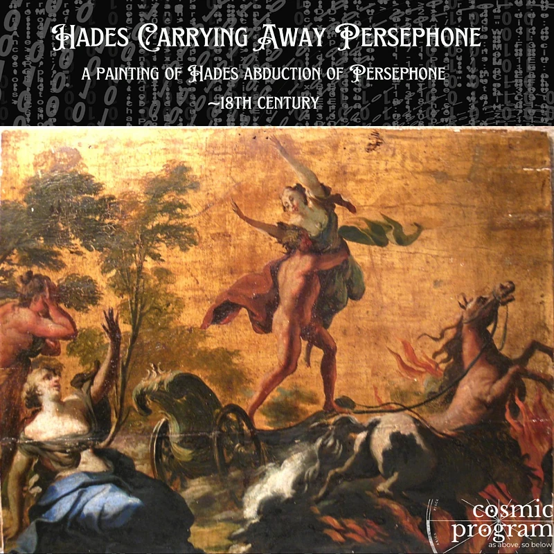 Fig . Hades (Pluto) Carrying Away Persephone (18th Century)